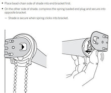Levolor Mounting Brackets for Open Roll Clutch-Operated Roller Shades
