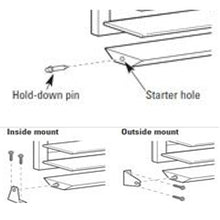 Metal Hold Down Bracket for 1