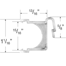 Springs Window Fashions Hidden Valance Clip for Horizontal Wood Blinds