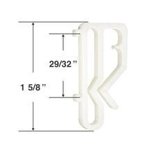 Hidden Valance Clip for Wood and Faux Wood Valances With a Mounting Strip