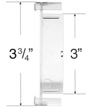 Square, Open Valance Corner for Vertical Blinds