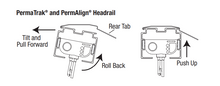 Hunter Douglas Mounting Bracket for Inside Mount PermAlign and PermaTrak Vertical Blinds