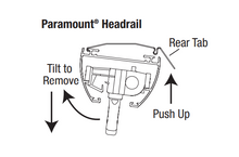 Hunter Douglas Mounting Bracket for Inside Mount Paramount Vertical Blinds