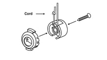 Cord Retainer for RV Day/Night Shades - 7/16